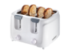 Salton White Cool Touch Four Slice Toaster